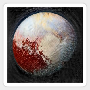 Pluto is my Planet: an Astronomical Faux Painting Sticker